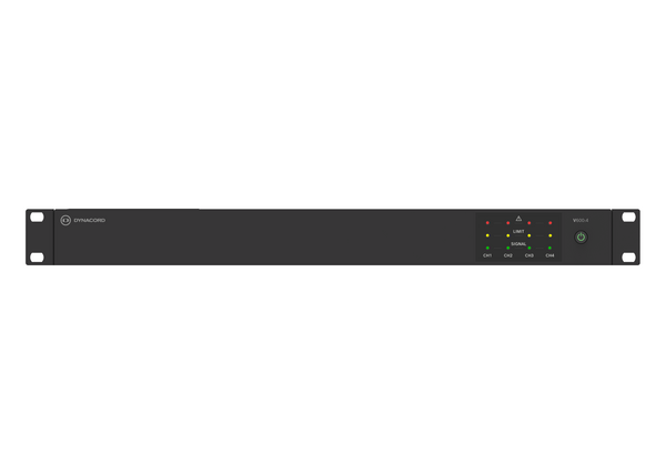 V600:4-US 4CH/3CH/2CH 600W TOTAL POWERTANK AMPLIFIER, 4OHM, 8OHM, 70V OR 100V PER CHANNEL / 1RU
